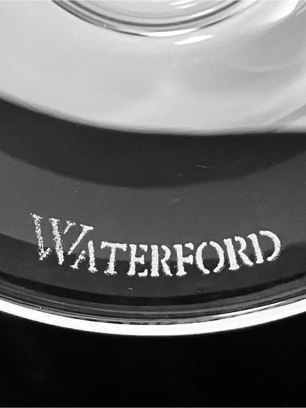 WATERFORD Robert Mondavi MARTINI GLASS / Light Scratches / DISCONTINUED Crystal